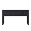 Geometric Carved Console Table With 3 Soft Close Drawers