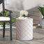 End Table, Outdoor - Antique White