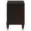 Niguel - 2 Drawer Nightstand With Felt Lined Top Drawer - Brown