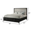 Opel - Storage Bed With LED Headboard