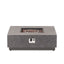 Modern Square Fire Pit With 50, 000 Btu
