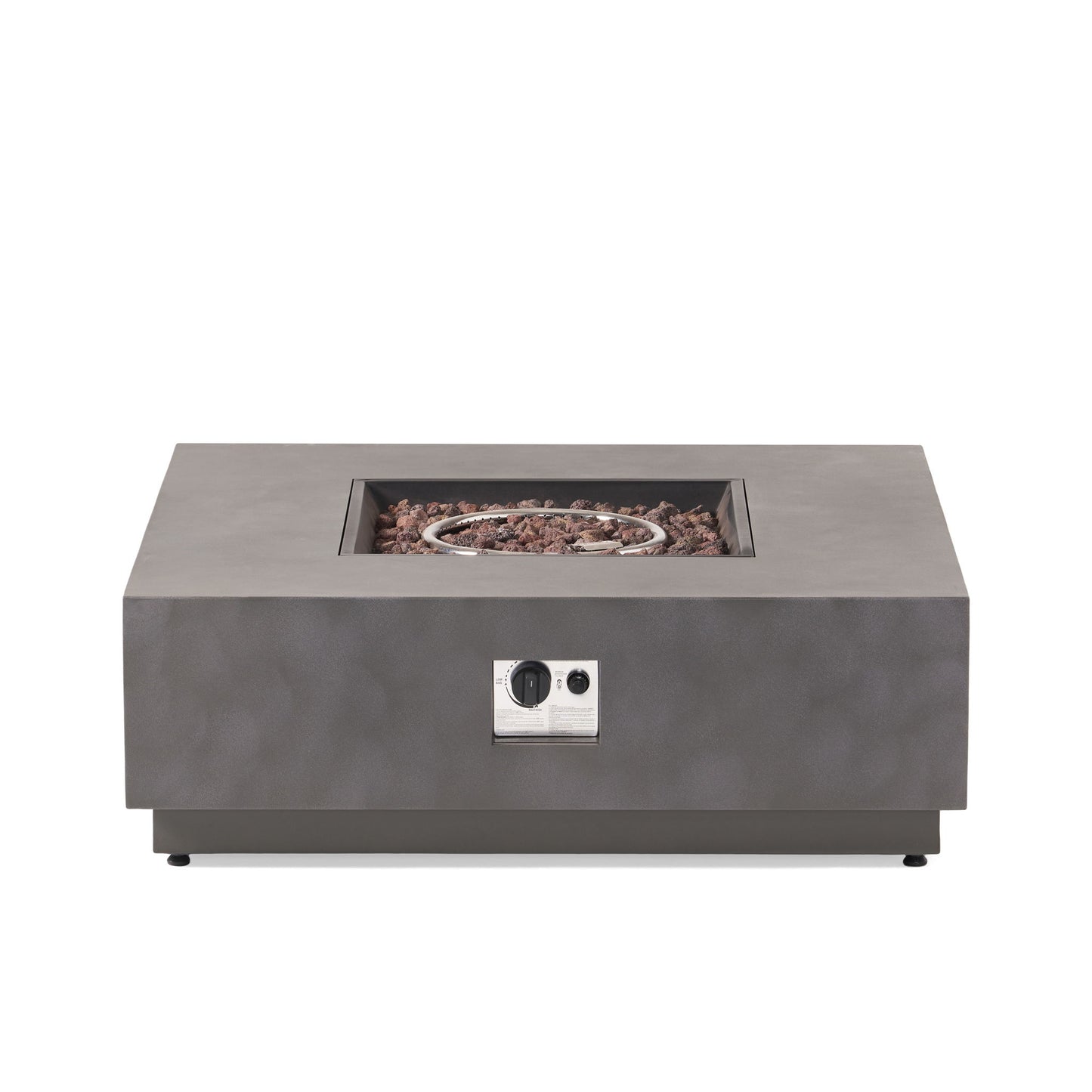 Modern Square Fire Pit With 50, 000 Btu