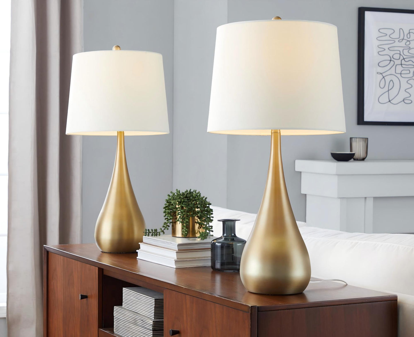 Pebble - Contemporary Table Lamp (Set of 2)
