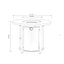 Propane Gas Fire Pit Table, 50000 Btu Round Steel Fire Pit