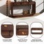 Console Table With 3 Drawers, Display Shelf
