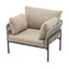 Rope Lounge Chair With Cushions For Modern Spaces