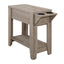 Accent Side Table, Storage, Lamp, Transitional Space-Saving Design