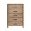 Anika - 5 Drawer Chest - Natural / Brown
