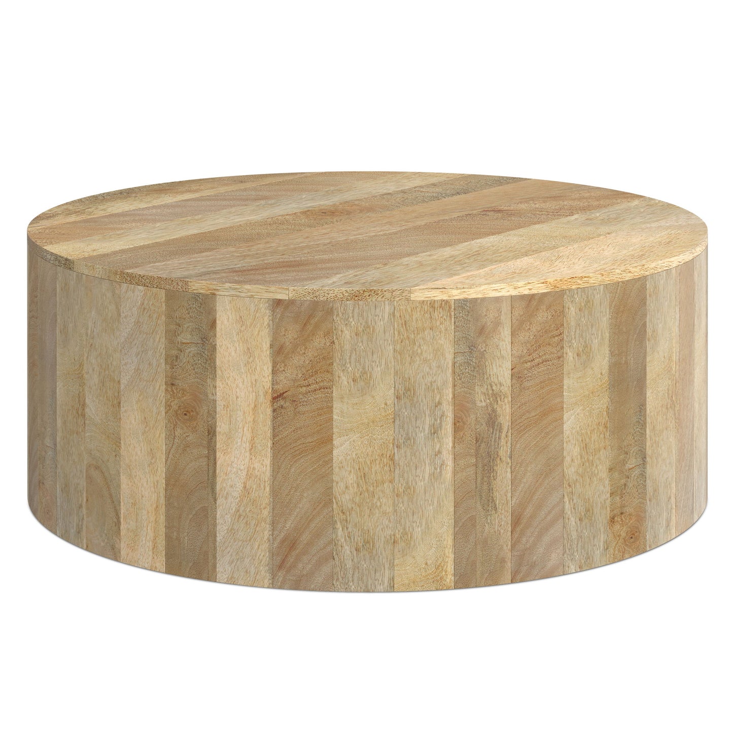 Millbury - Drum Coffee Table - Natural