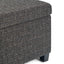 Avalon - Contemporary Storage Ottoman Bench