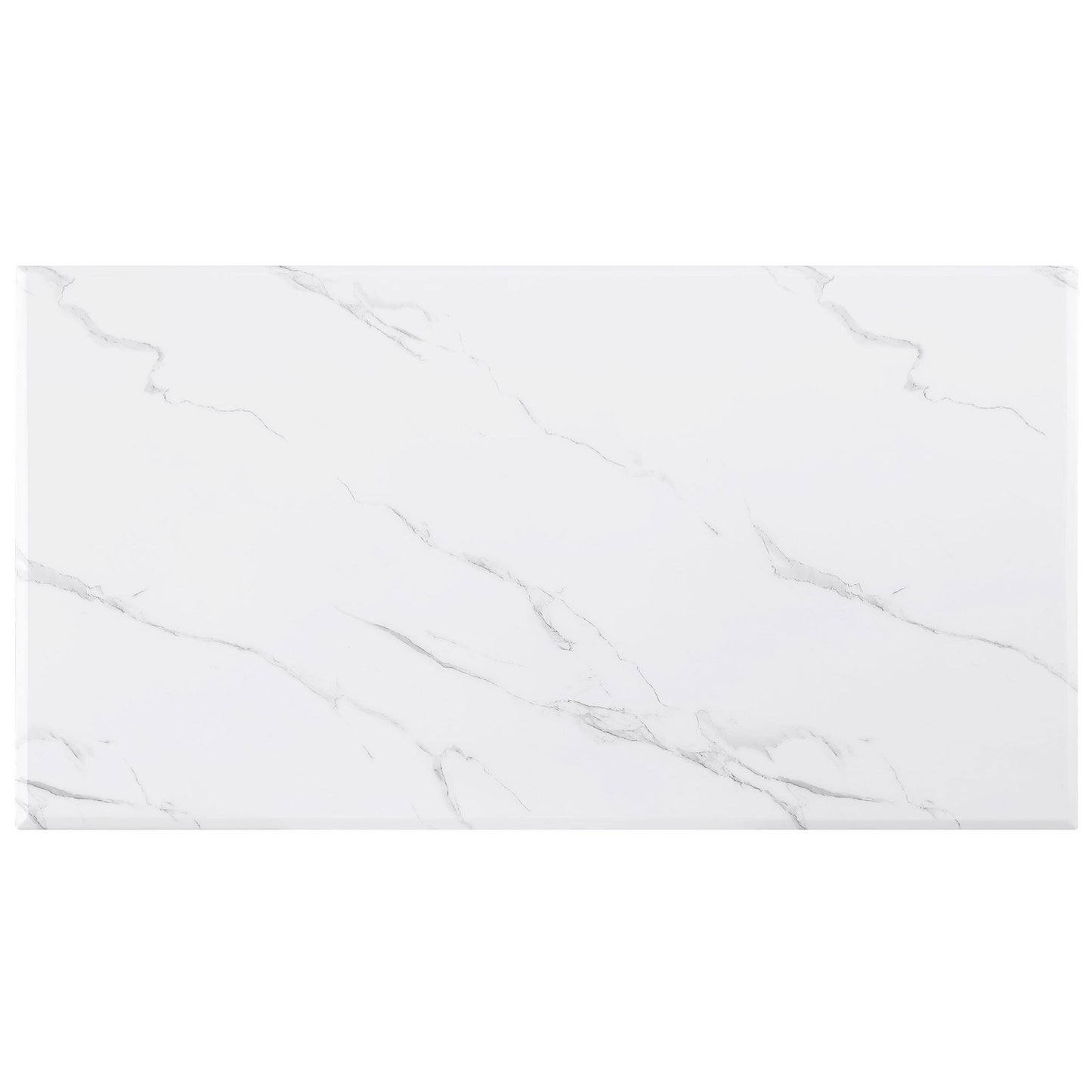 Maciel - Coffee Table With Accents - White Marble