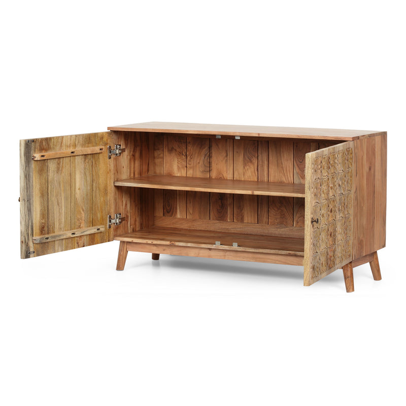 Boho - 2 Door Cabinet - Natural