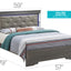 Verona - Full Bed - Metalic Black