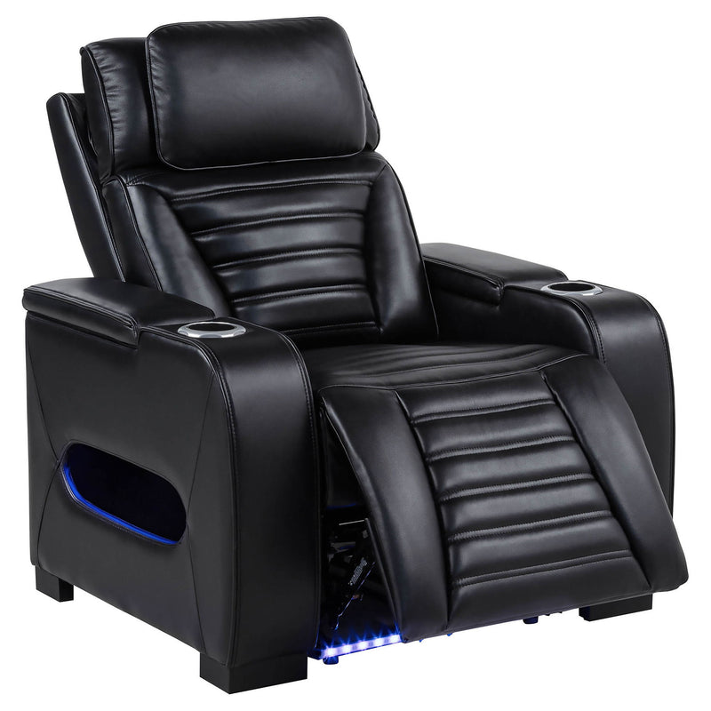 Isadora - Power Recliner With Dual Power Adjustments - Black