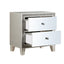 Sliverfluff - Mirrored Nightstand - Champagne