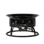 Propane Gas Fire Pit Table, 50000 Btu Round For Outside Patio - Black