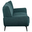 Logan - Flared Arm Loveseat Lounge Sofa - Teal Blue