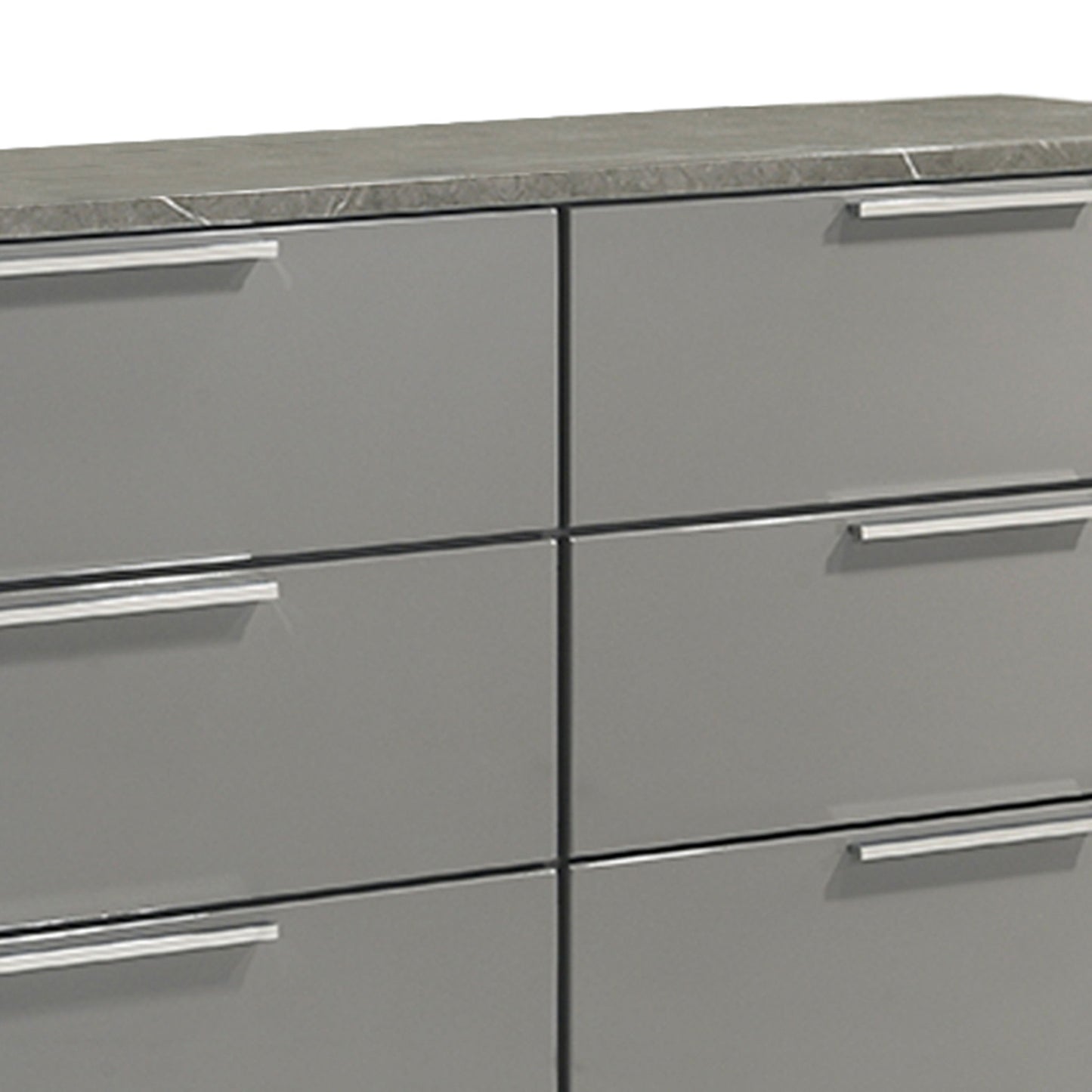 Elara - Dresser With Spacious Drawers - Gray