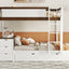 Bunk Bed With Twin Size Trundle, Storage And Desk