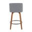 Toriano - Mid Century Modern, Counter Stool (Set of 2)