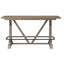 Bar Height Trestle Table - Brown