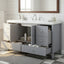Bathroom Vanity With Separate Sink, Soft Close Doors And 4 Drawers