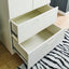 Emma - 2 Door Closet With 2 Drawers And Hanging Bars - White