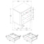 Anser - 3 Drawer Nightstand - Black