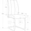 Dining Chair, Side, Upholstered For Dining Room, Contemporary & Modern (Set of 2)