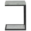 Snack Table With Industrial Base