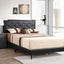 Button Tufted Bed Charming For Cozy Spaces