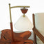 Nightstand Desk Lamp With Cone Shade For Eye Protection - Brown