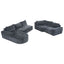 Modular Cloud Sectional Sofa Set, U-Shaped Upholstered Couch With Deep Seat