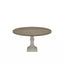 Tannen - Round 5 Piece Dining Table (Set of 5) - White And Gray