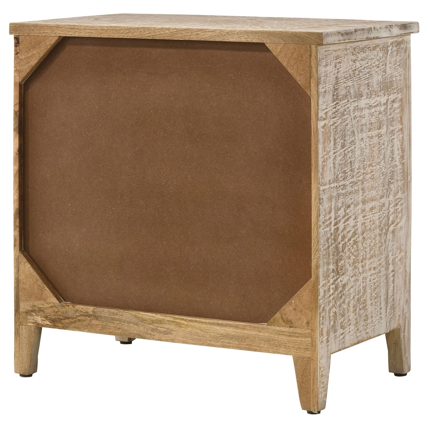 Kenzie - 3 Drawer Mandala Cabinet - White