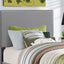 Bed, Upholstered, Transitional