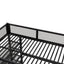 Loft Bed With 4 Tier Shelves And Storage
