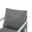 Modern Lounge Chair With Rope Accents And Cushions