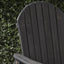 Outdoor Weather Resistant Acacia Wood Adirondack Dining Chairs (Set of 2)