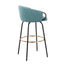 Claire - Contemporary / Glam Barstool With Footrest (Set of 2)