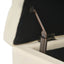 Button Tufted Diamond Stitch Storage Ottoman - Beige