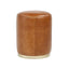 Nico - Round Ottoman Stool - Brown