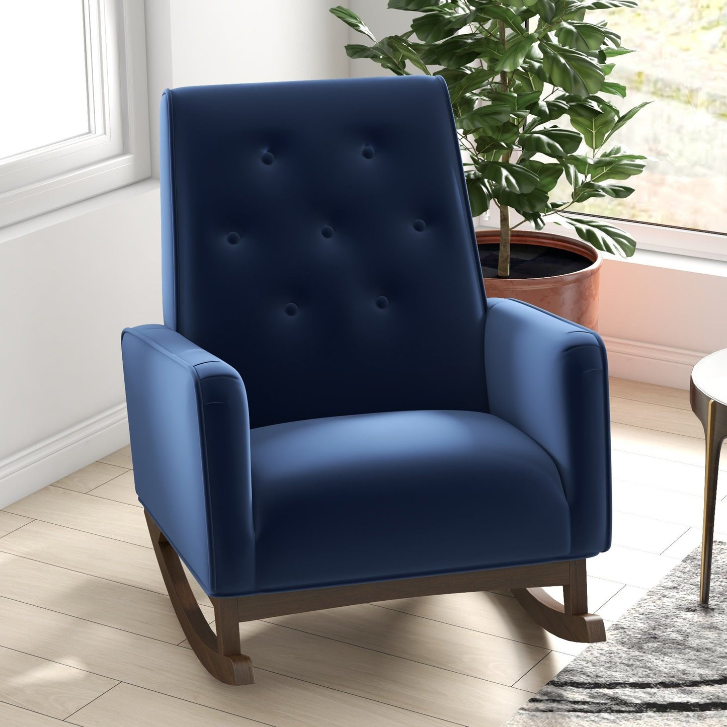 Demetrius - Solid Wood Rocking Chair