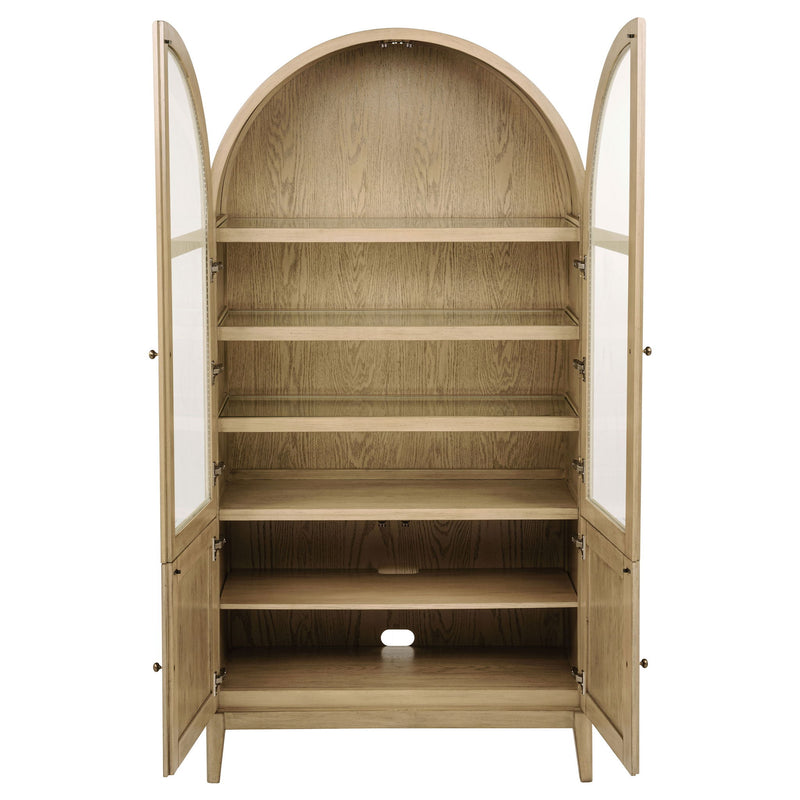 Kimpton - 4 Door Dining Display Cabinet - Beige