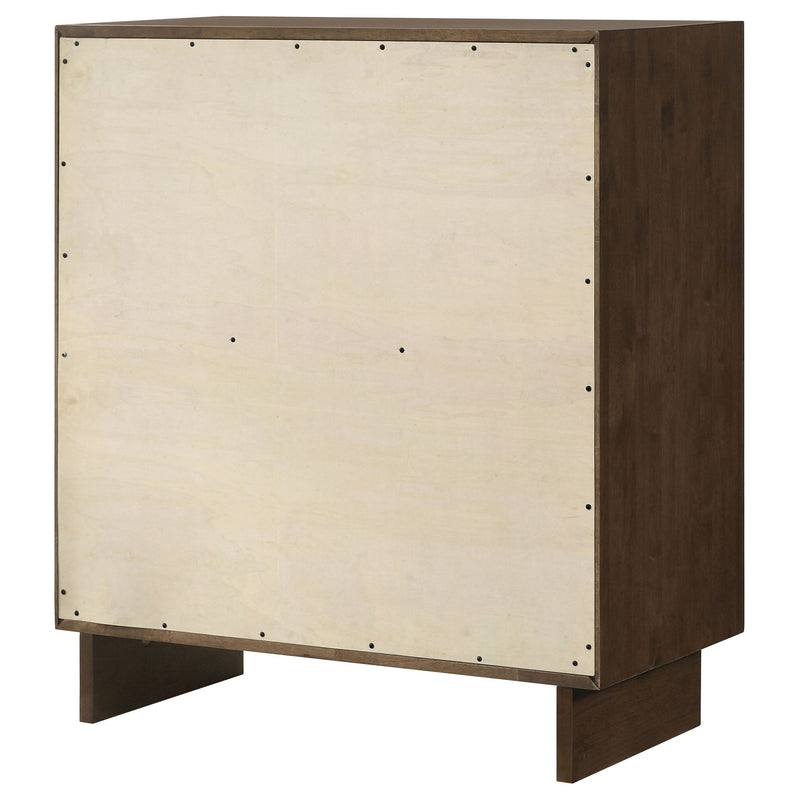 Hemlock - 4 Drawer Chest Of Drawers - Dark Brown