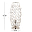 Crystal - Buds Contemporary Uplight Lamp - Polished Nickel / Clear Crystal