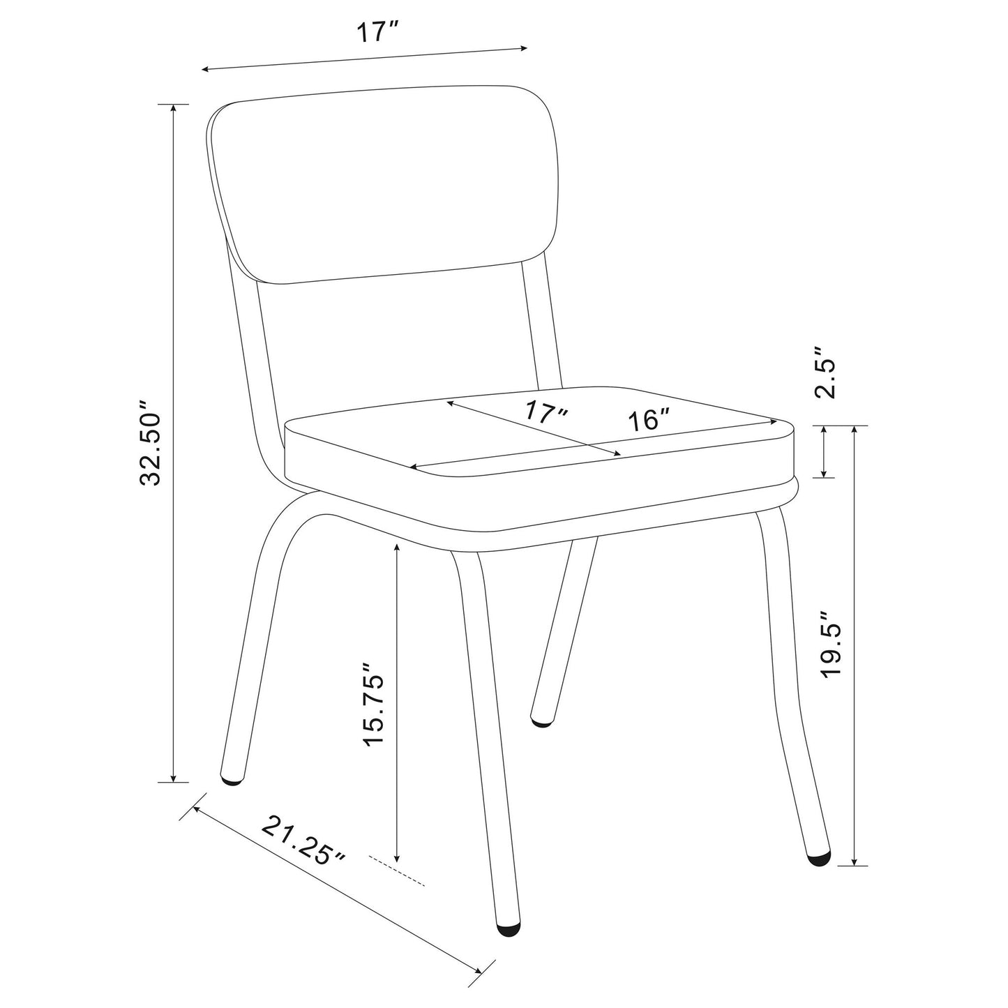 Midge - Oval Dining Table Set