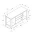 TV Stand, Console, Media Entertainment Center, Versatile Storage Shelves
