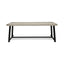 Equilibrium - Outdoor Dining Table With Wooden Frame And Slat Top
