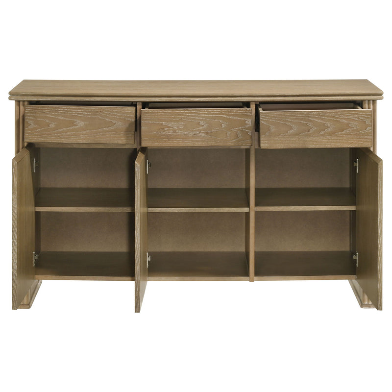 Dreydon - 3 Door Sideboard Server - Light Brown